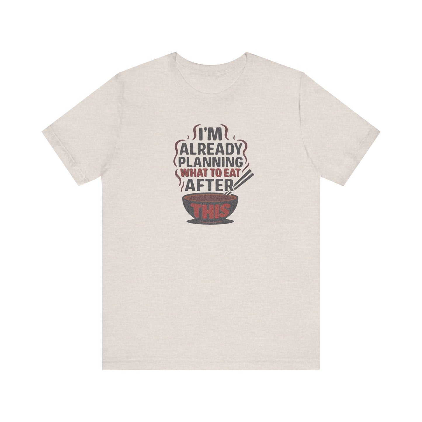 Planning What to Eat After This — Retro Foodie Tee (Light)