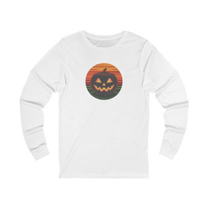 Retro Jack: Glowing Classic — Halloween Long Sleeve (Light)