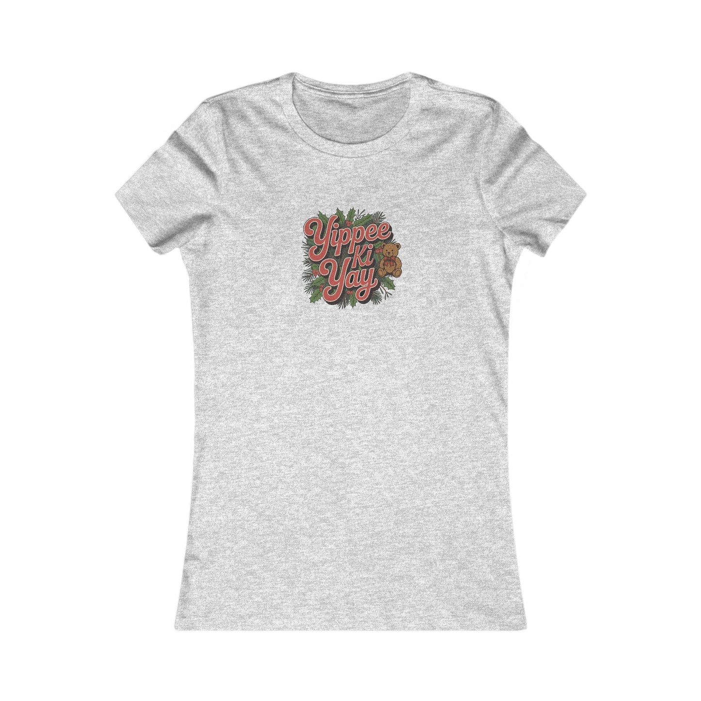Yippee Ki Yay — Die Hard Retro Christmas Women's Tee (Light)