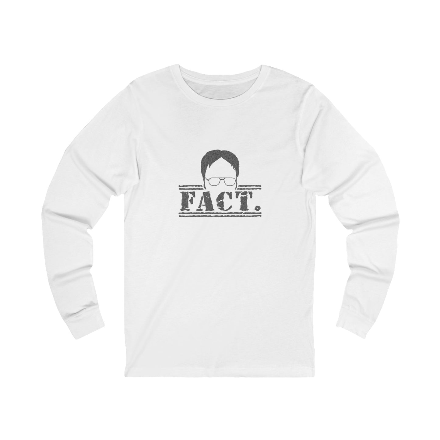 Dwight Schrute FACT. — The Office-Inspired Long Sleeve (Light)