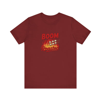 Boom, Roasted — Michael Scott Retro Tee (Dark)