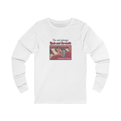 I'm Not Always Rude and Sarcastic — Retro Long Sleeve (Light)