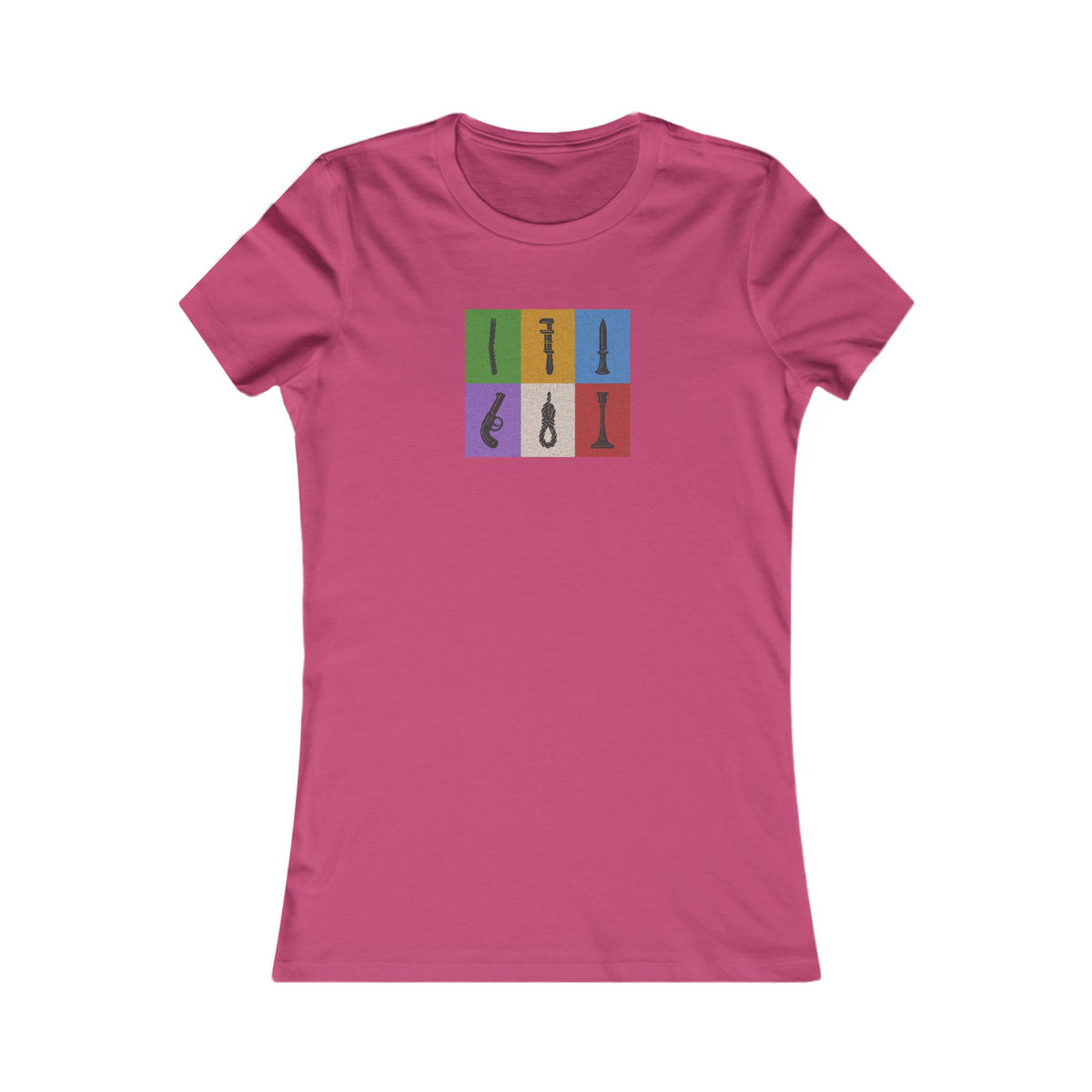 Six Ways Into the Evidence Locker — Clue Retro Women's Tee (Light)