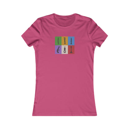 Six Ways Into the Evidence Locker — Clue Retro Women's Tee (Light)