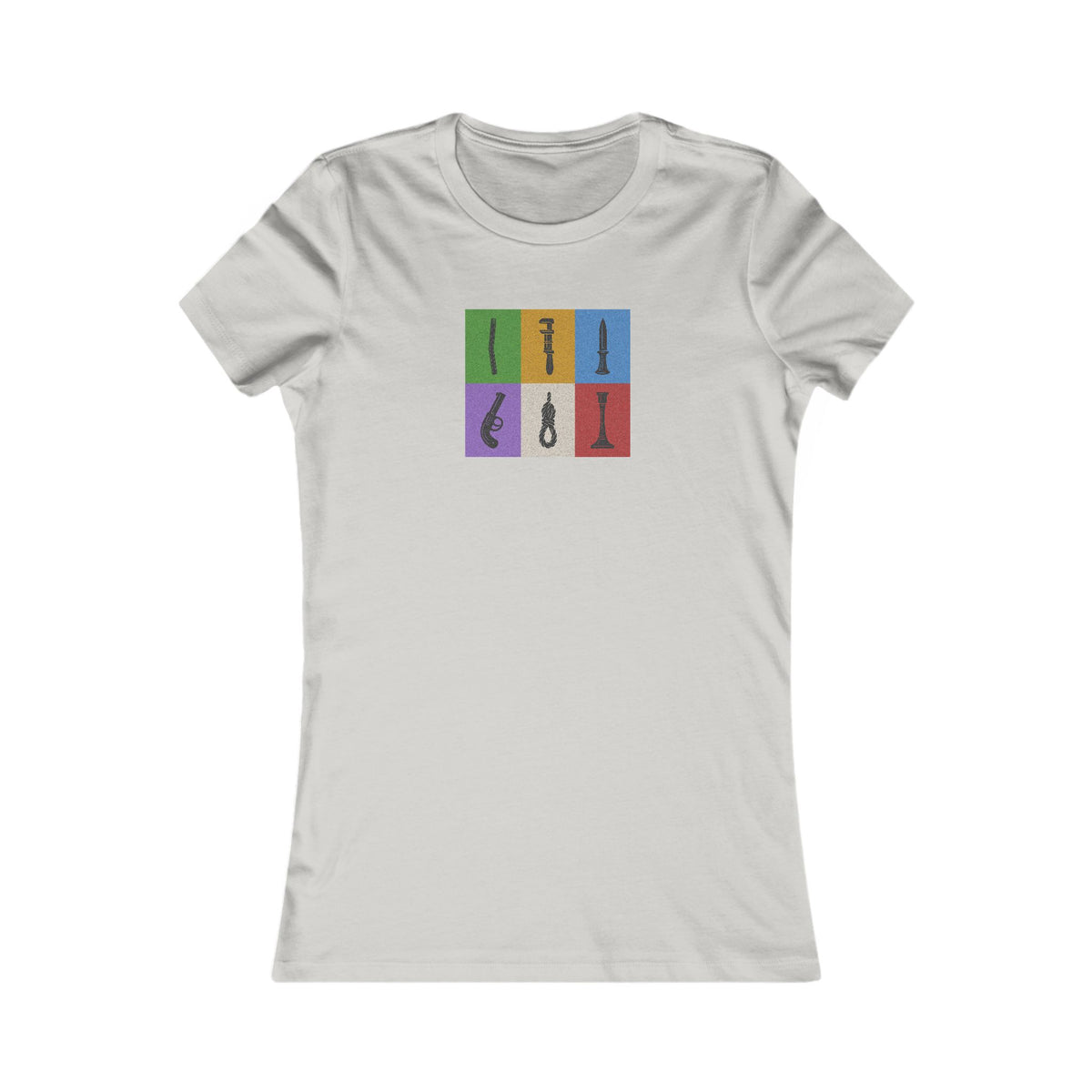 Six Ways Into the Evidence Locker — Clue Retro Women's Tee (Light)