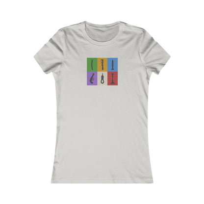 Six Ways Into the Evidence Locker — Clue Retro Women's Tee (Light)