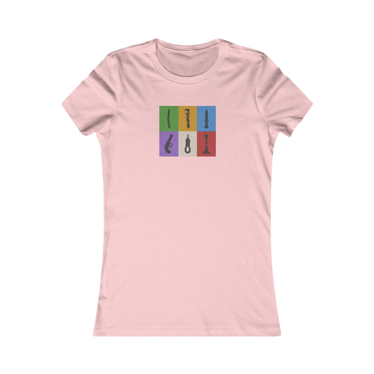 Six Ways Into the Evidence Locker — Clue Retro Women's Tee (Light)
