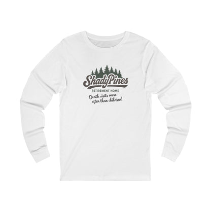 Shady Pines (Death Visits More Often Than Children) — Retro Long Sleeve (Light)