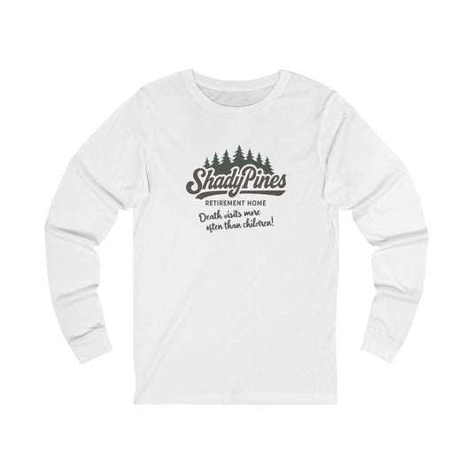 Shady Pines (Death Visits More Often Than Children) — Retro Long Sleeve (Light)