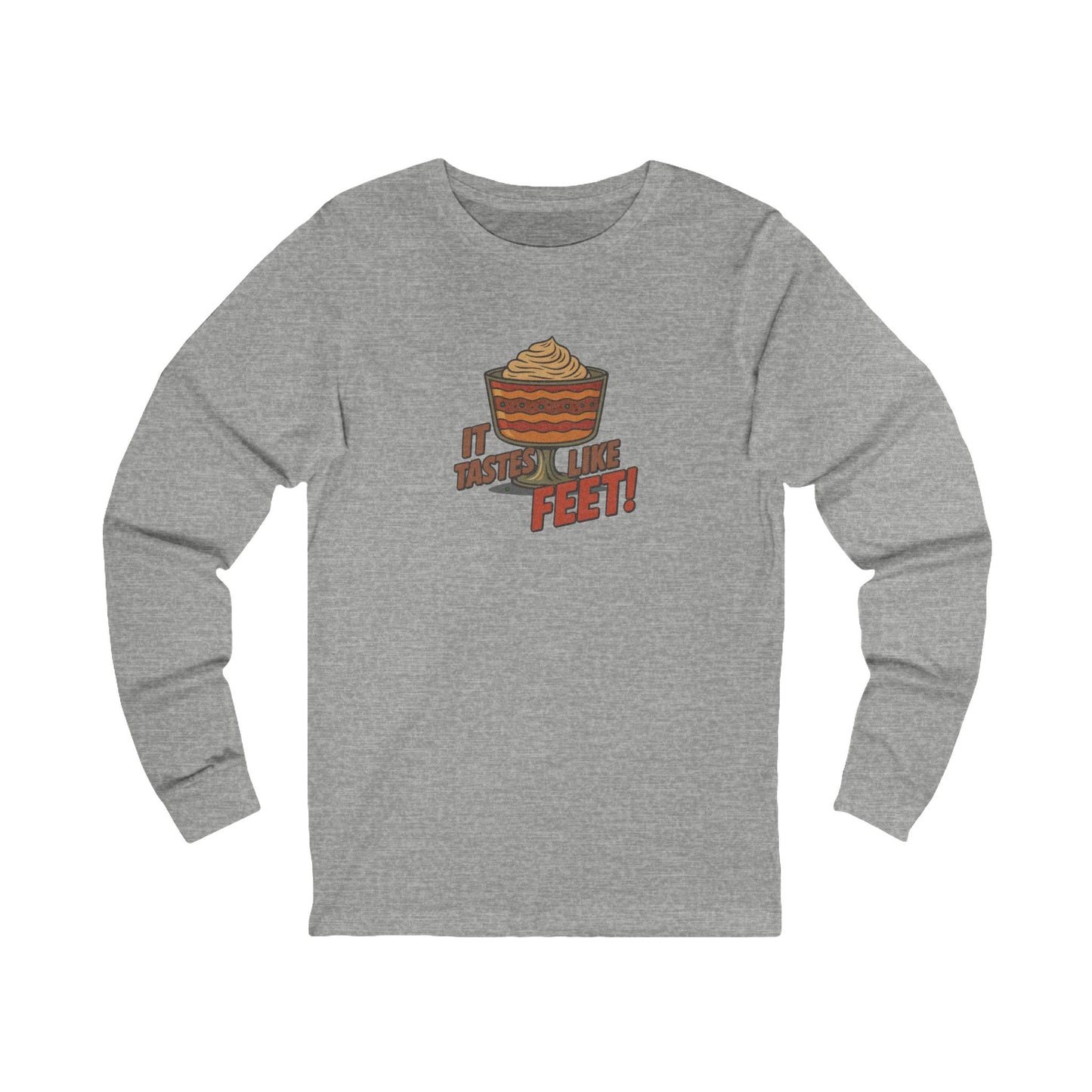 It Tastes Like Feet! — Thanksgiving Trifle Retro Long Sleeve (Light)