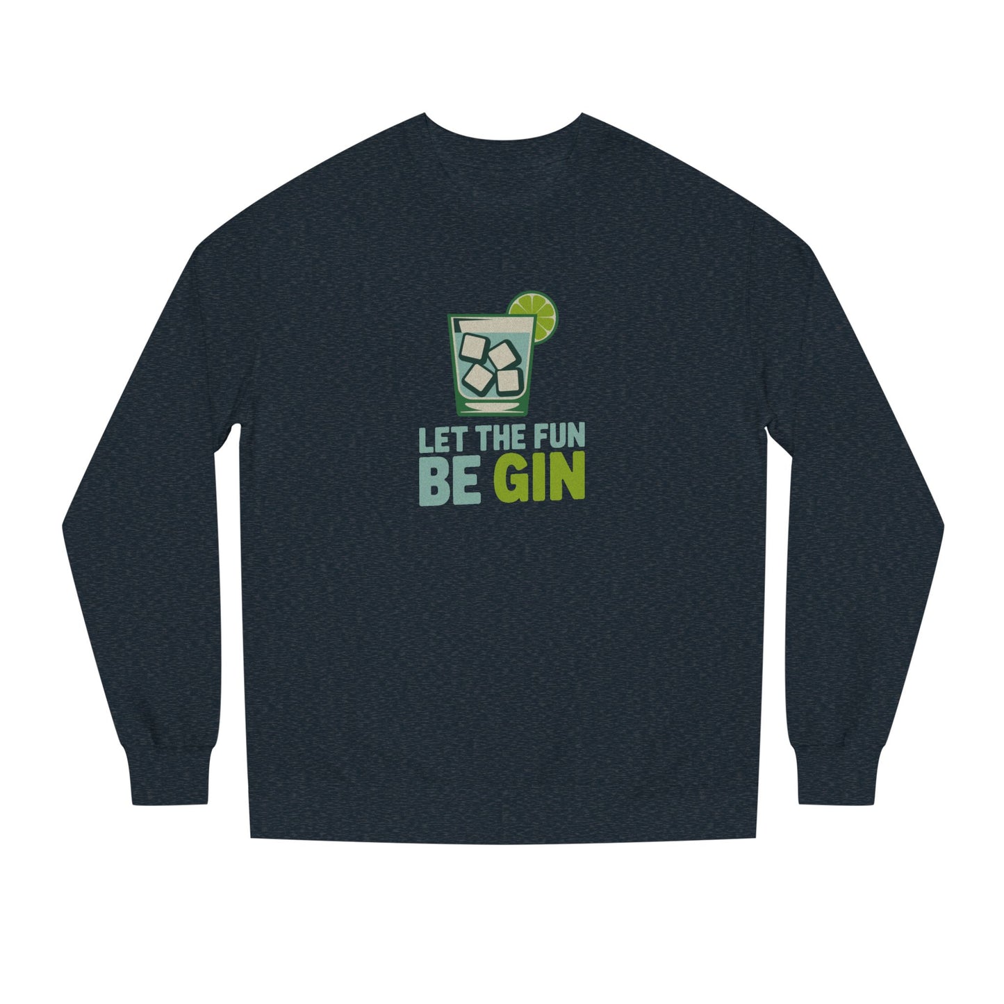 Party Starter: Let the Fun Be Gin – Cocktail Retro Sweatshirt (Dark)