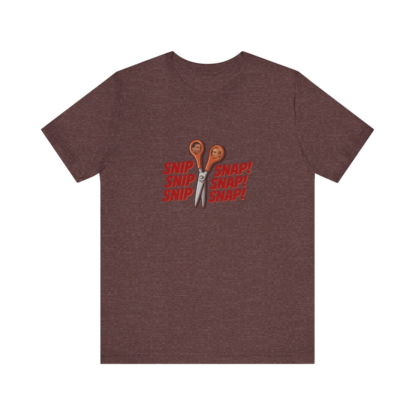 Snip Snap! — Michael Scott Vasectomy Retro Tee (Dark)