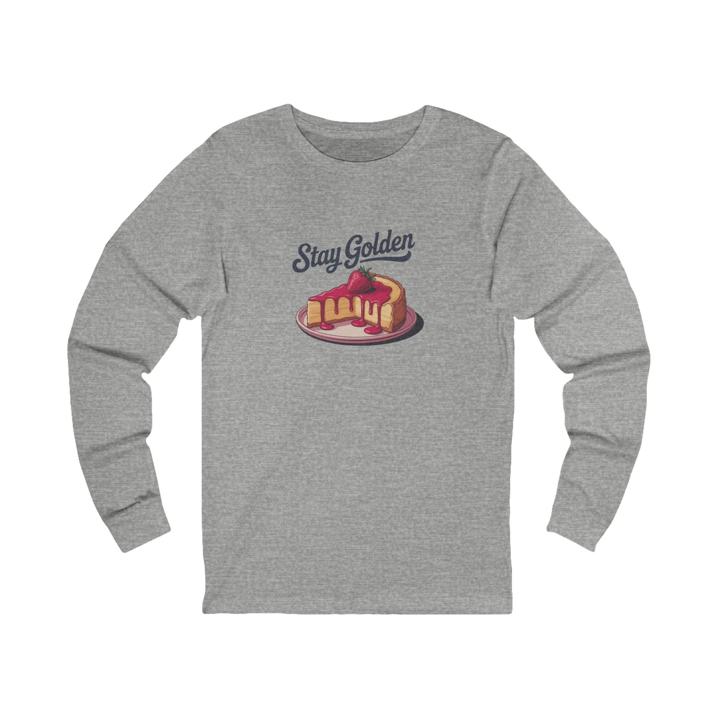 Stay Golden — Retro Cheesecake Graphic Long Sleeve (Light)