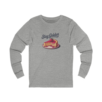 Stay Golden — Retro Cheesecake Graphic Long Sleeve (Light)