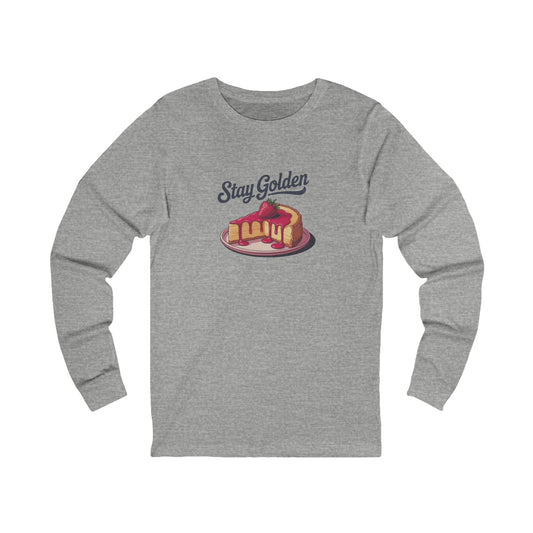 Stay Golden — Retro Cheesecake Graphic Long Sleeve (Light)