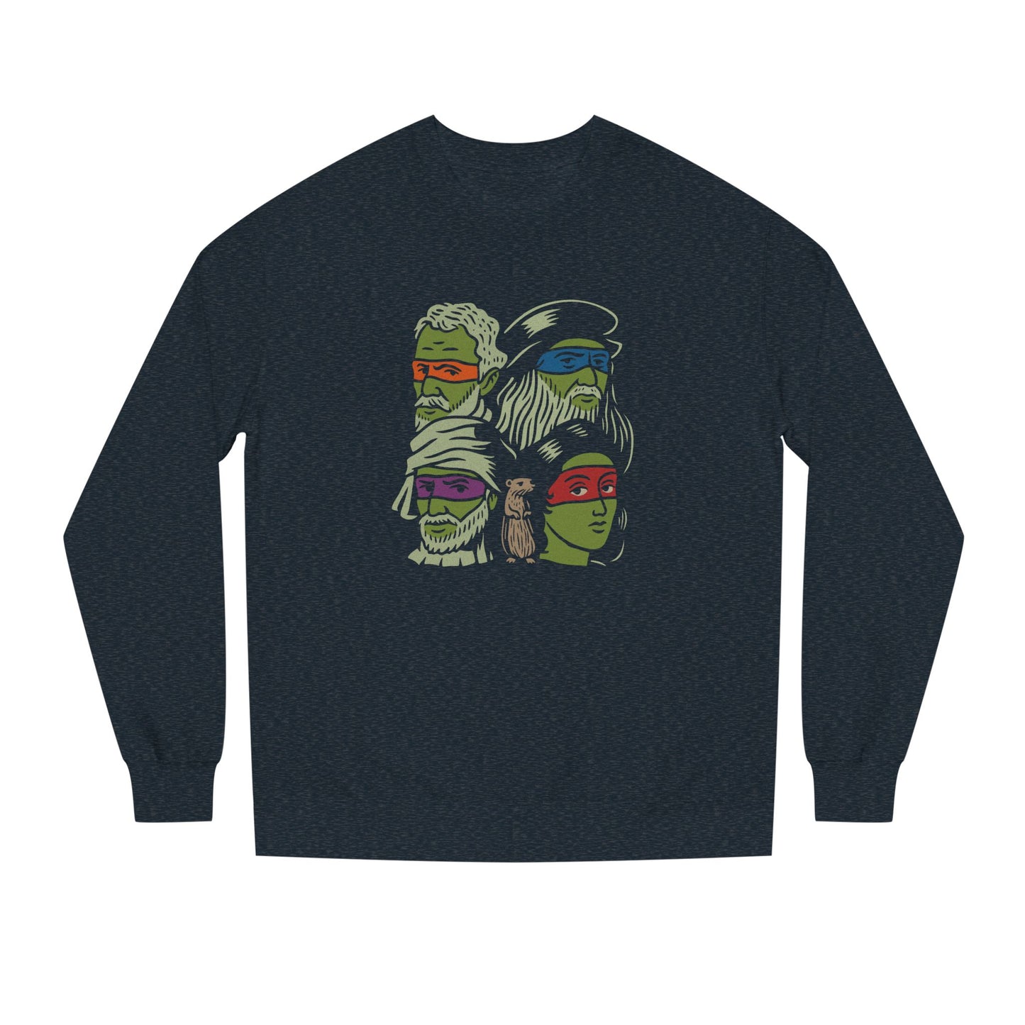 Renaissance Ninja Turtles — TMNT Retro Sweatshirt (Dark)