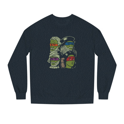Renaissance Ninja Turtles — TMNT Retro Sweatshirt (Dark)