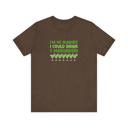 I’m So Hungry I Could Drink 7 Margaritas – Retro Tee (Dark)