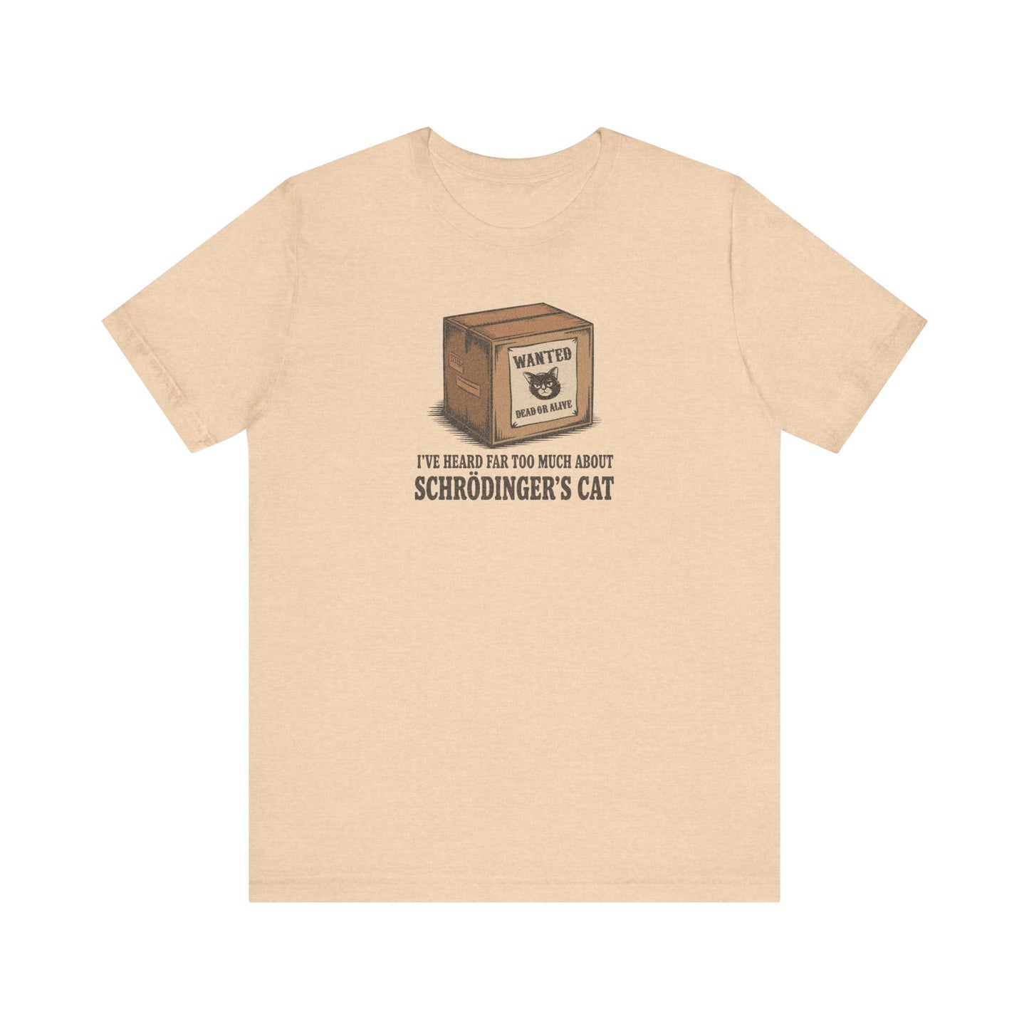 Schrödinger’s Cat — Big Bang Theory Retro Tee (Light)