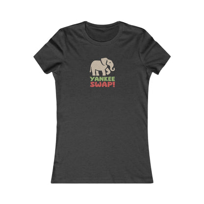 Yankee Swap! Christmas Party — Michael Scott Retro Women's Tee (Dark)