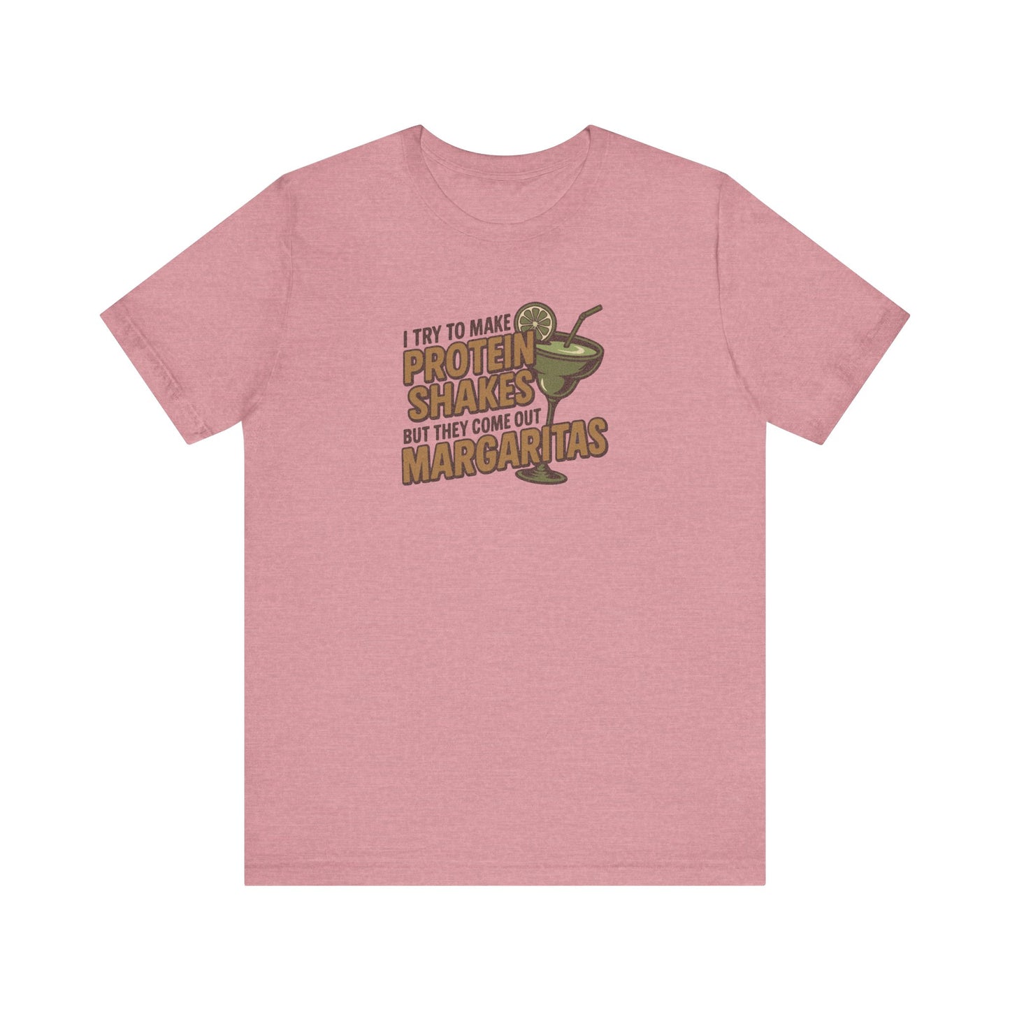 Protein Shakes (Oops, All Margaritas) — Retro Tee (Light)