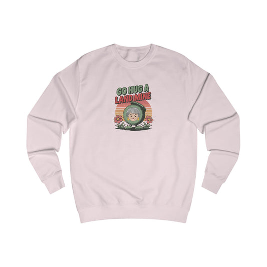 Go Hug a Land Mine — Dorothy Zbornak Retro Sweatshirt (Light)