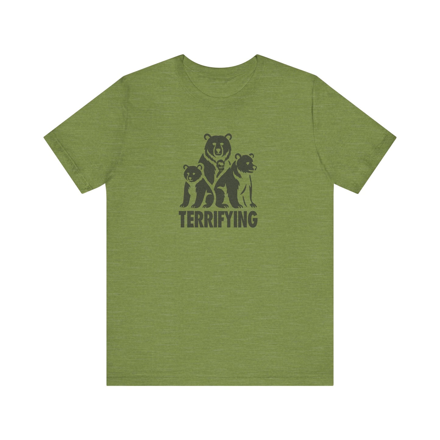 Bears Are Terrifying — Retro Silhouette Tee (Light)