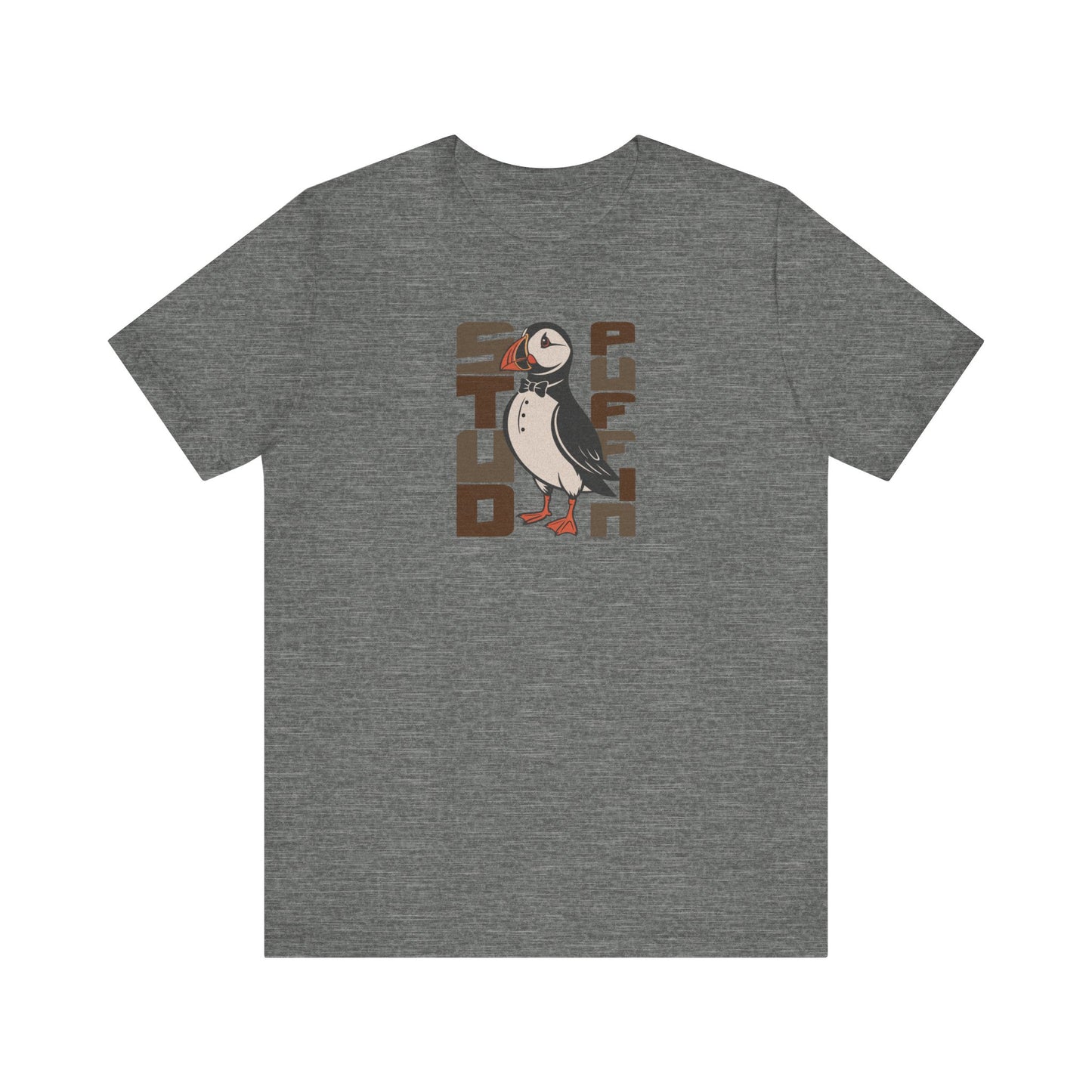 Stud Puffin, Licensed to Chill – Spy-Bird Retro Tee (Light)