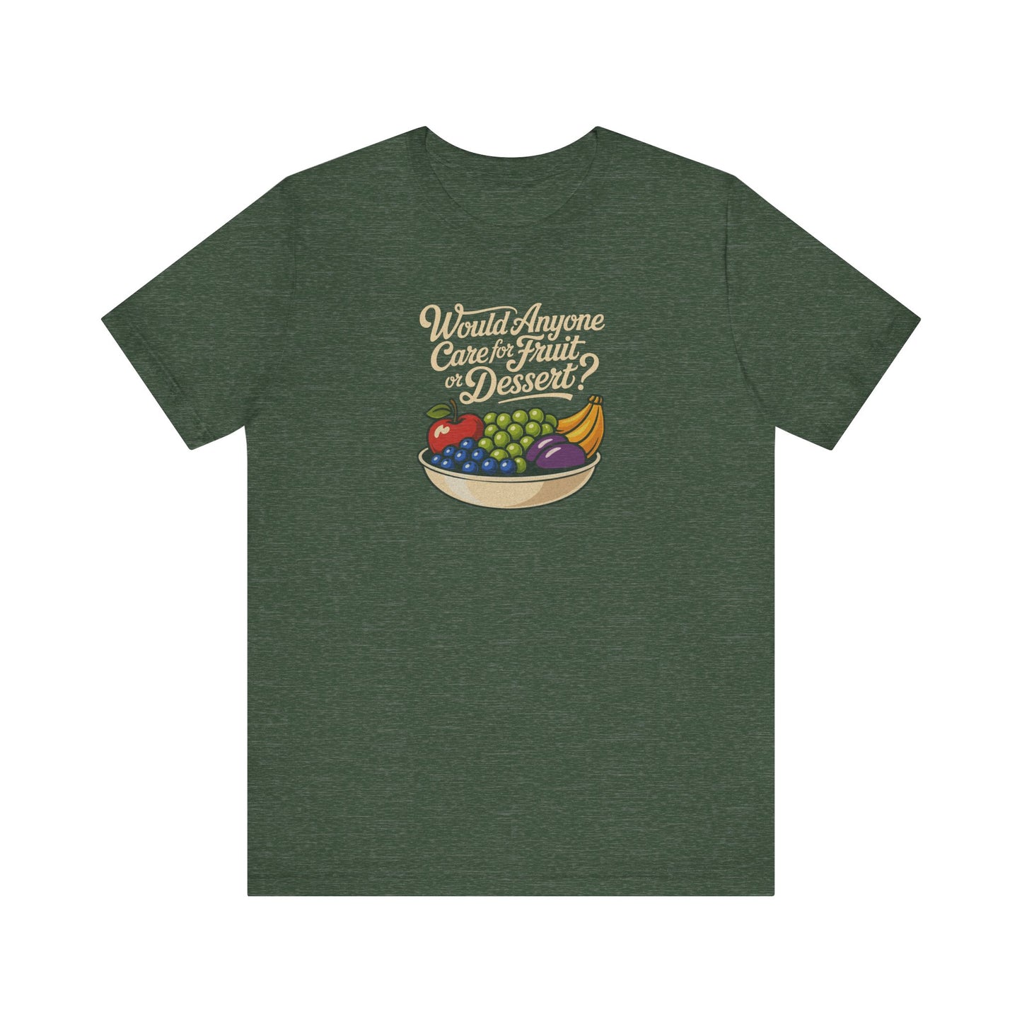 Would Anyone Care for Fruit or Dessert? — Clue Retro Tee (Dark)