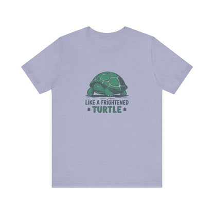 Like a Frightened Turtle — George Costanza Shrinkage Retro Tee (Light)