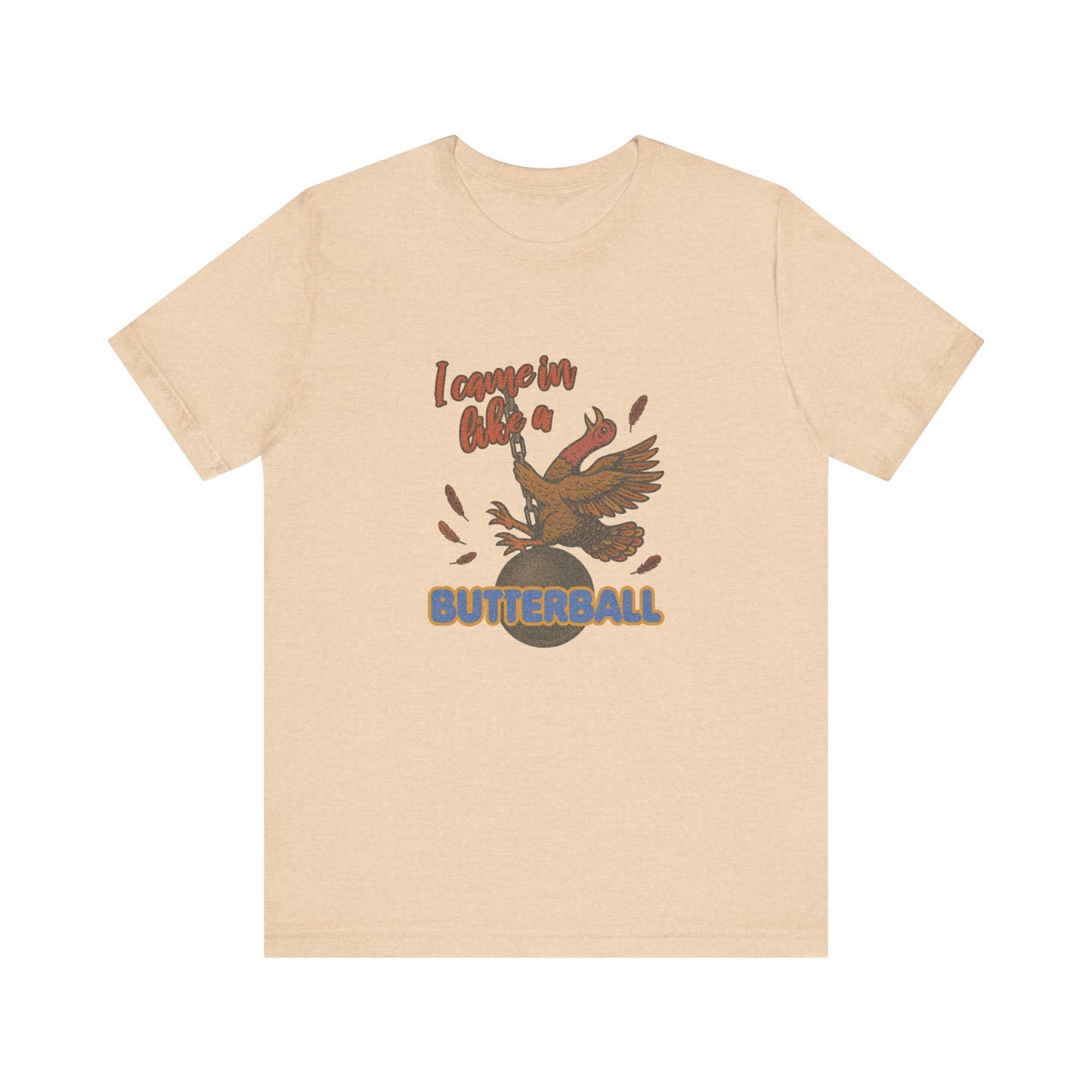 Like a Butterball — Miley Cyrus Thanksgiving Parody Retro Tee (Light)