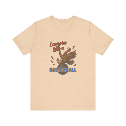 Like a Butterball — Miley Cyrus Thanksgiving Parody Retro Tee (Light)