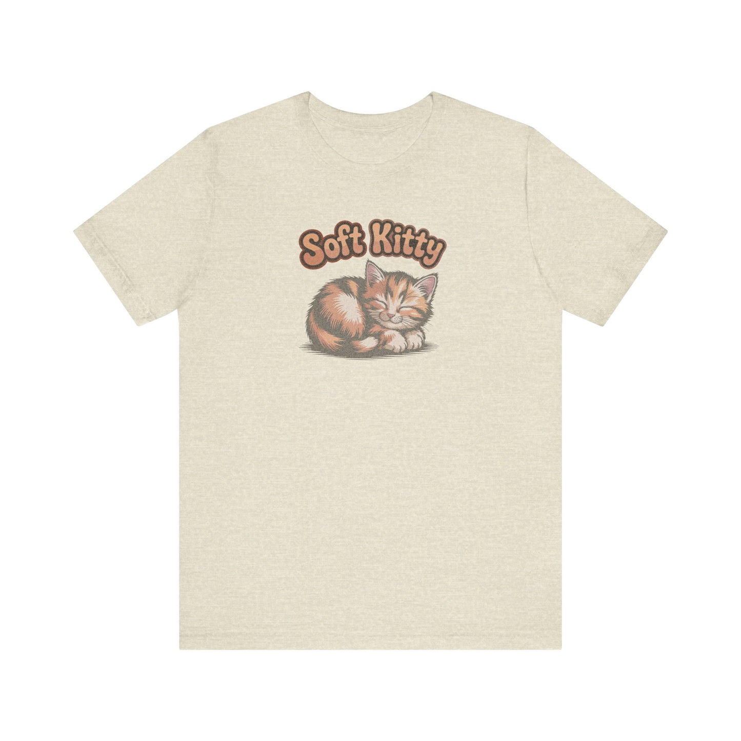 Soft Kitty Sick-Day Lullaby — Big Bang Theory Retro Tee (Light)