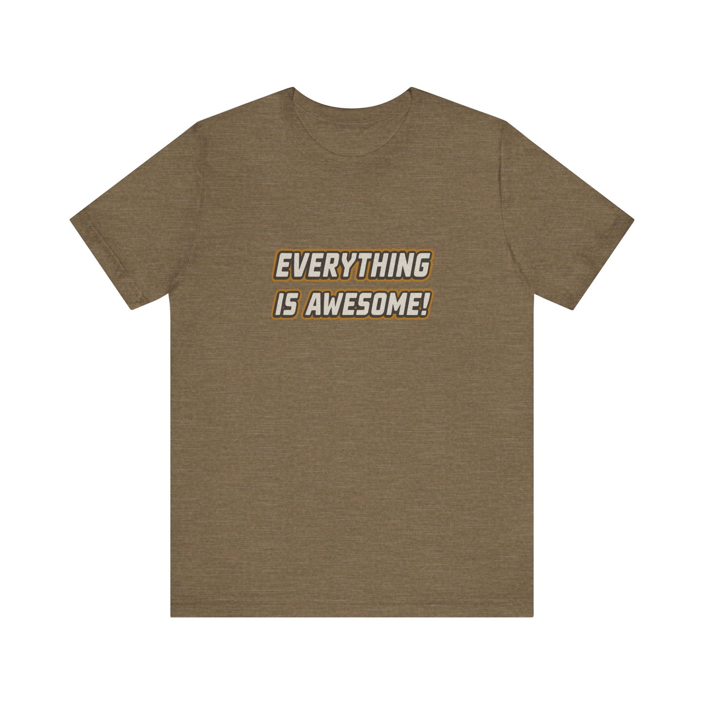 Everything is Awesome! — The LEGO Movie-Inspired Retro Tee (Light)
