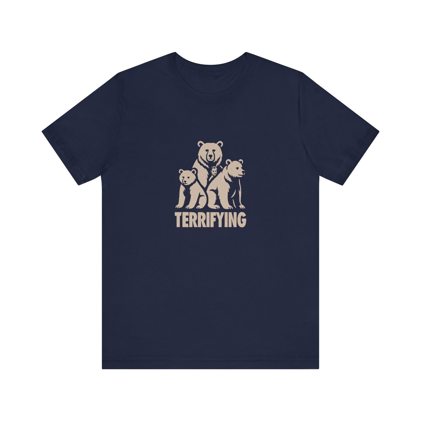 Bears Are Terrifying — Retro Silhouette Tee (Dark)