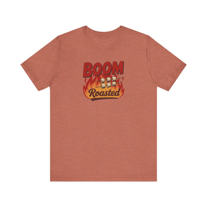 Boom, Roasted — Michael Scott Retro Tee (Light)
