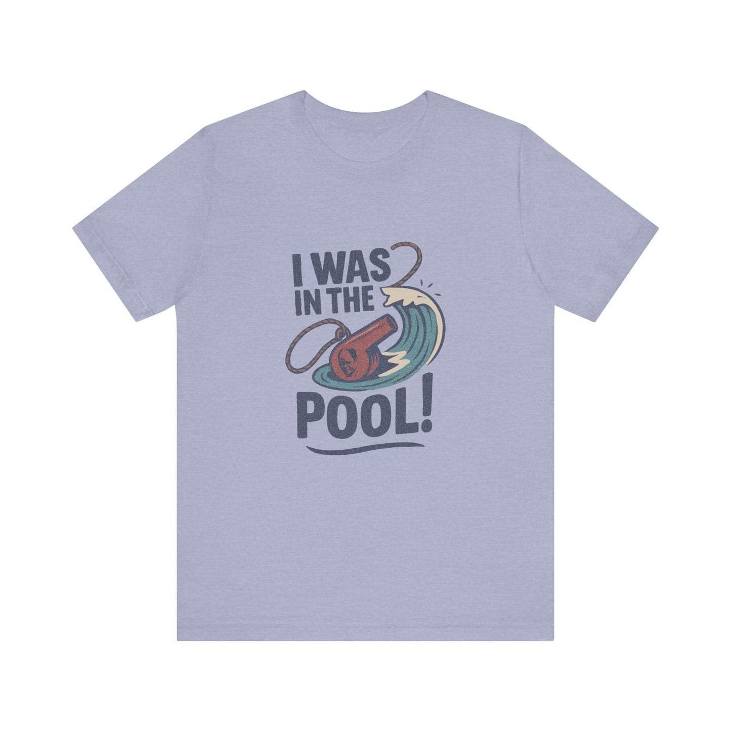 I Was in the Pool! — George Costanza Shrinkage Retro Tee (Light)
