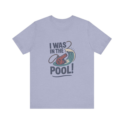 I Was in the Pool! — George Costanza Shrinkage Retro Tee (Light)