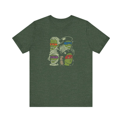 Renaissance Ninja Turtles — TMNT Retro Tee (Dark)