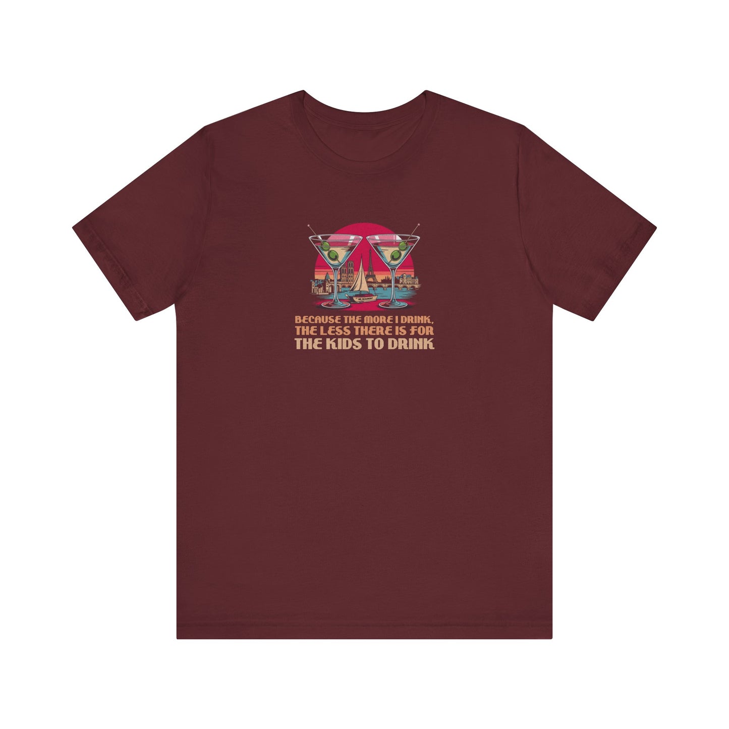 Open Bar (for the Kids) — Friends Retro Tee (Dark)