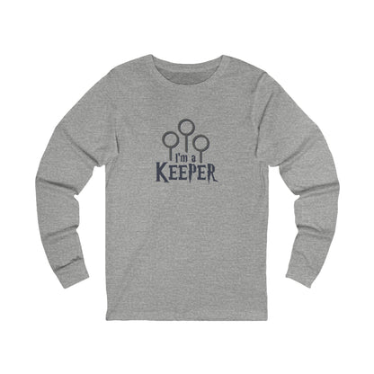 I’m a Keeper — Harry Potter Quidditch Retro Long Sleeve (Light)