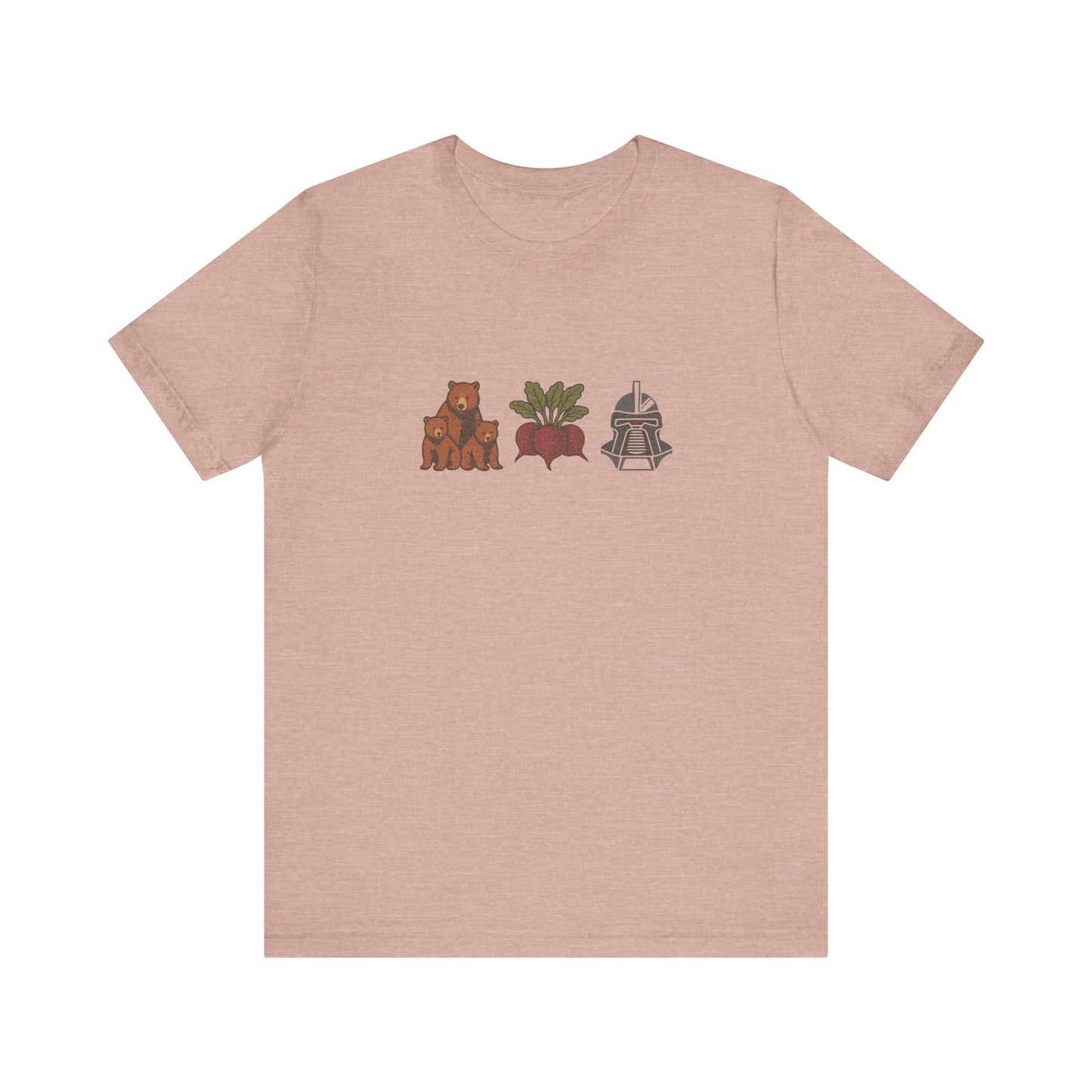 Bears, Beets, Battlestar (Icons) — Retro Tee (Light)