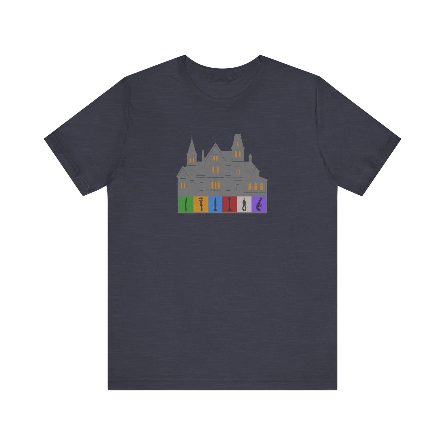Welcome to Hill House (Off Route 41) — Clue Retro Tee (Dark)