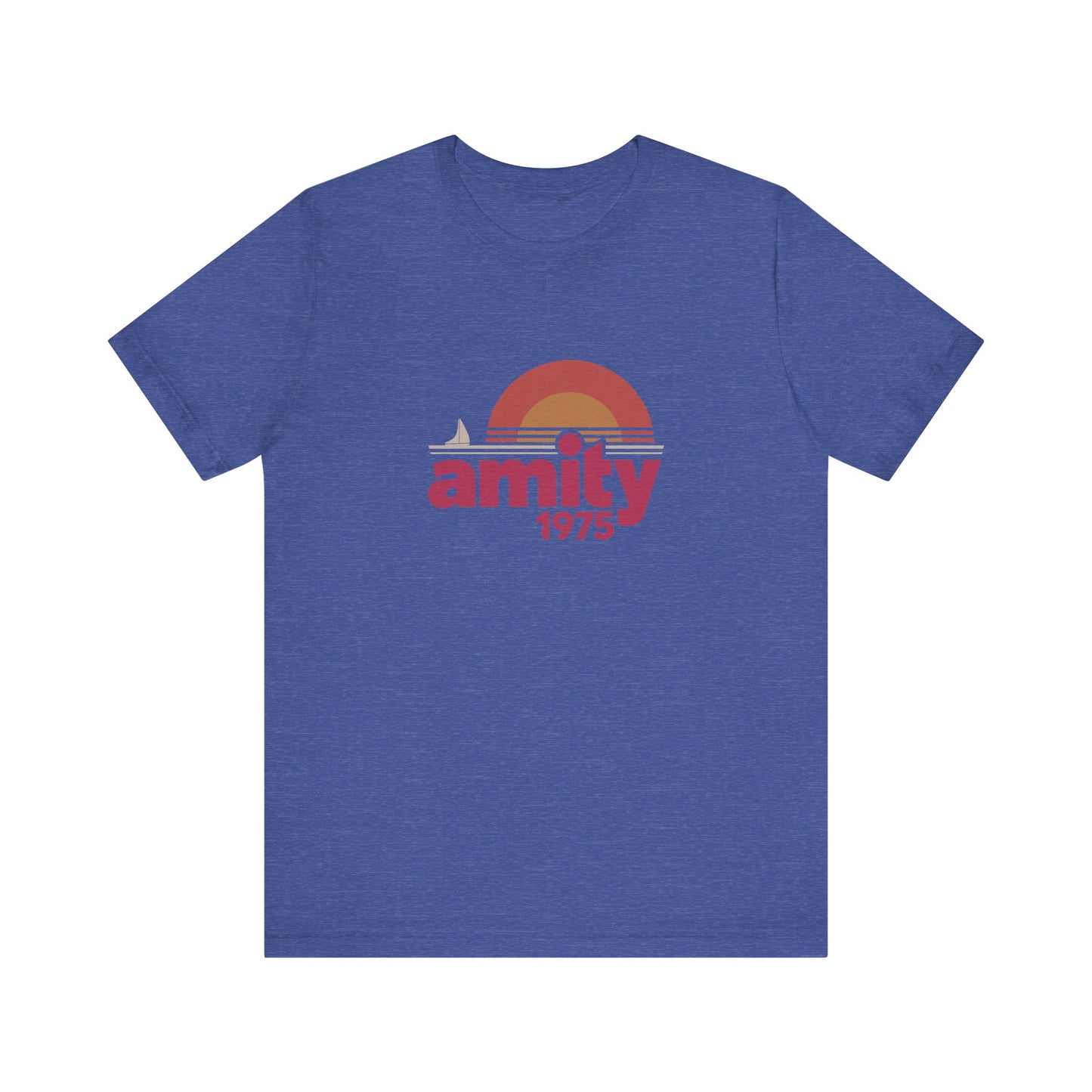 Amity Island 1975 — Jaws-Inspired Retro Tee (Dark)