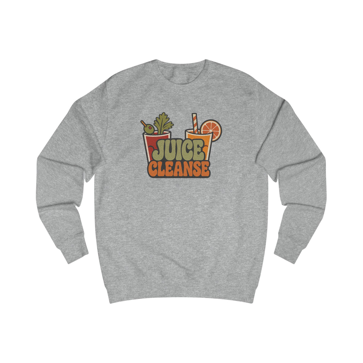 Juice Cleanse Liquid Diet — Boozy Brunch Retro Sweatshirt (Light)