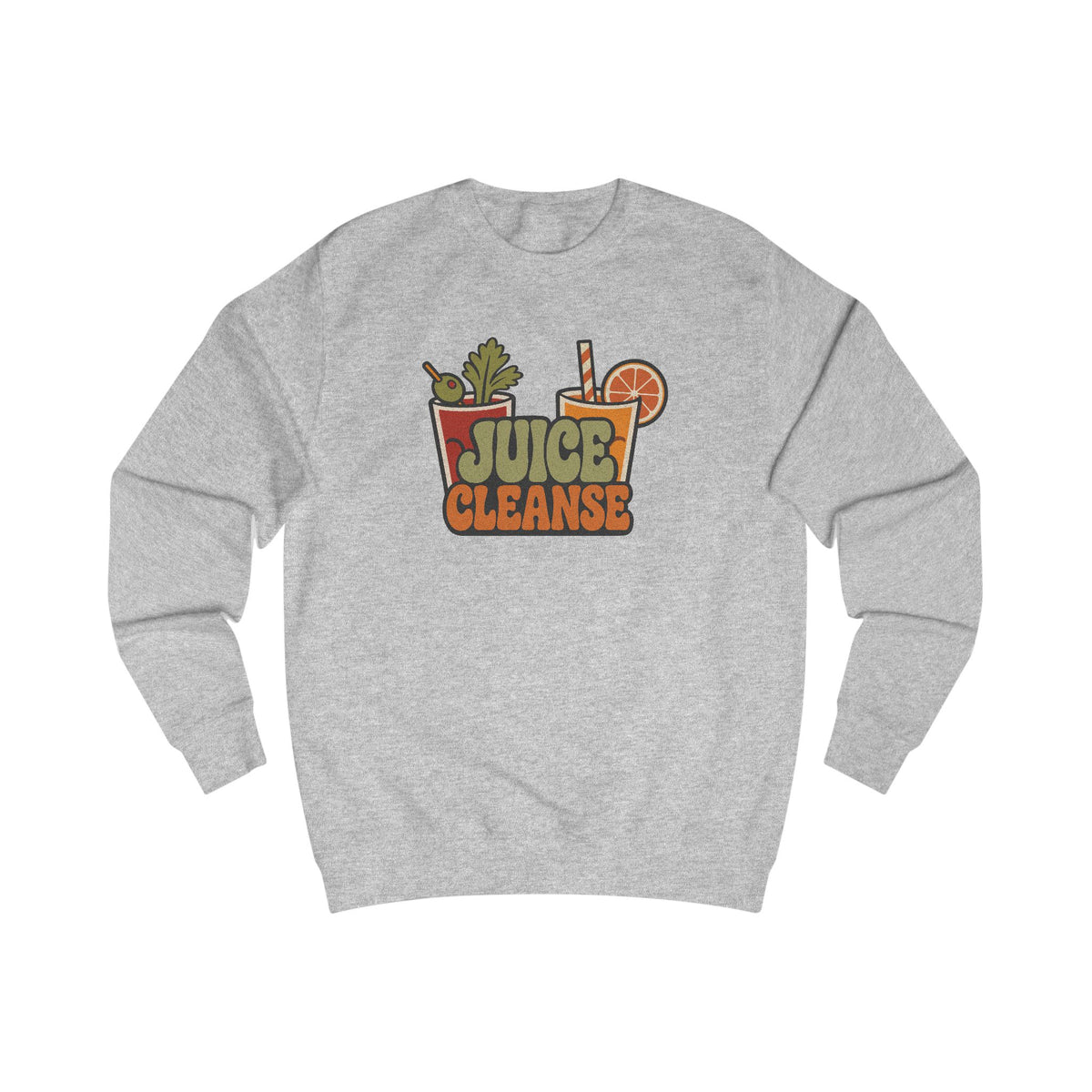 Juice Cleanse Liquid Diet — Boozy Brunch Retro Sweatshirt (Light)