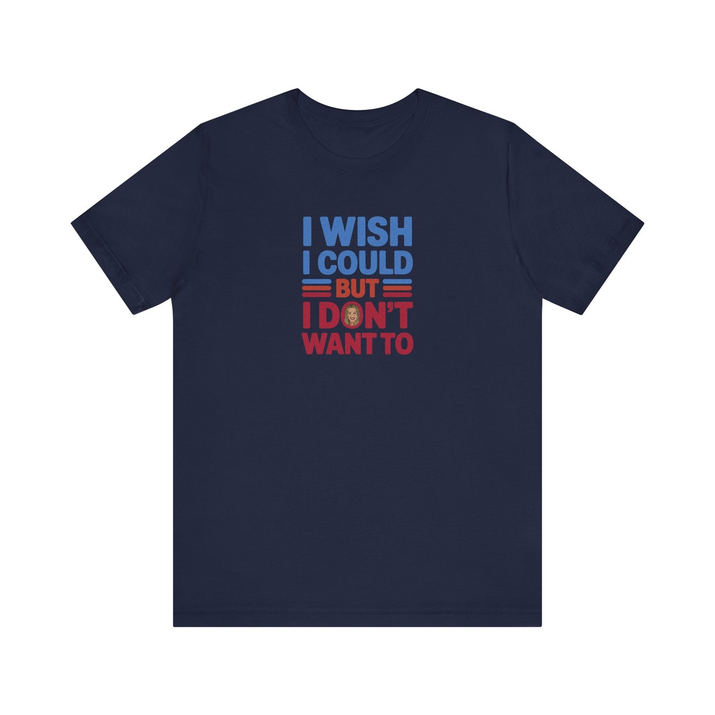 I Wish I Could, But I Don't Want To — Phoebe Buffay Retro Tee (Dark)