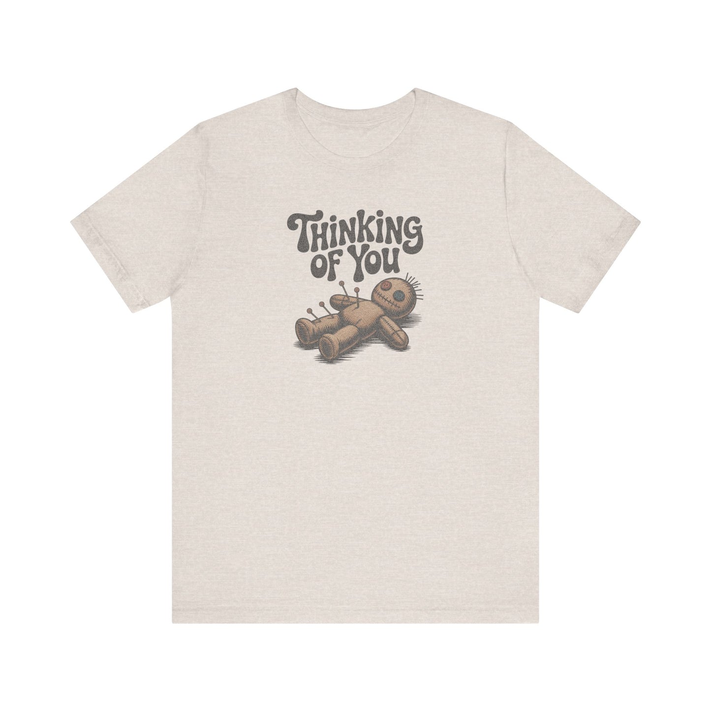 The Voodoo That You Do, So Well — Retro Voodoo Doll Tee (Light)