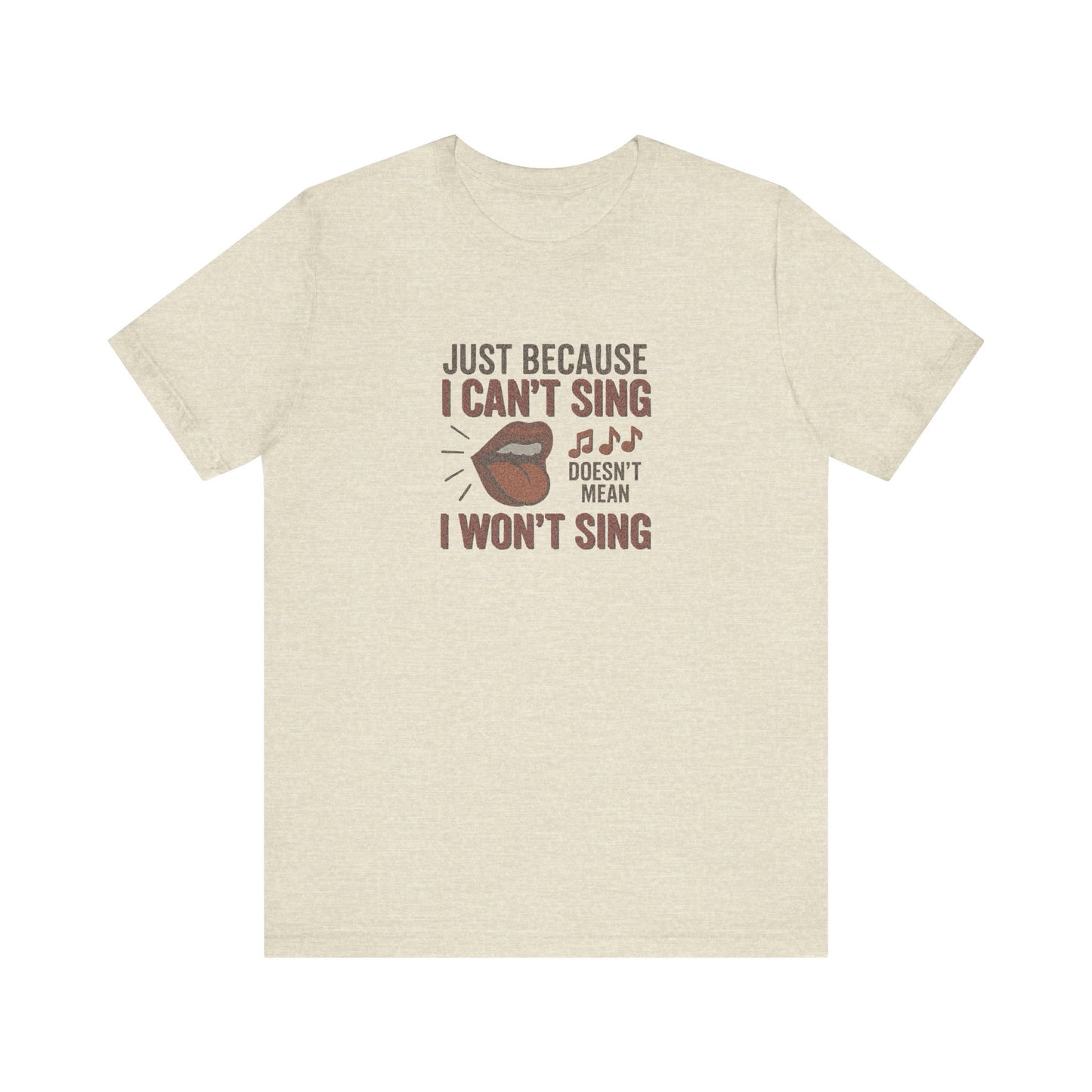 Sing Like Nobody’s Listening — Retro Tee (Light)