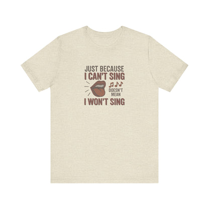 Sing Like Nobody’s Listening — Retro Tee (Light)